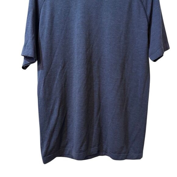 Lululemon Metal Vent Tech T-Shirt Short Sleeve Active Blue Men's Size Medium - Picture 6 of 9